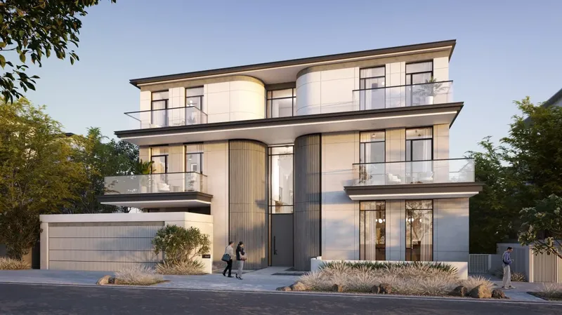 Exterior at Taraf Karl Lagerfeld Villas in Wadi Al Safa 3 Dubai