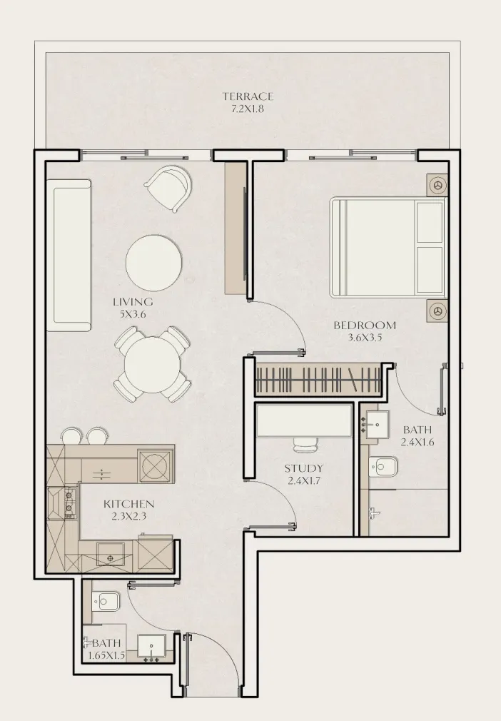 JHK Heights Development Tavora Residences floor plan
