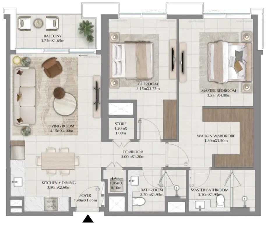 Emaar Terra Gardens floor plan