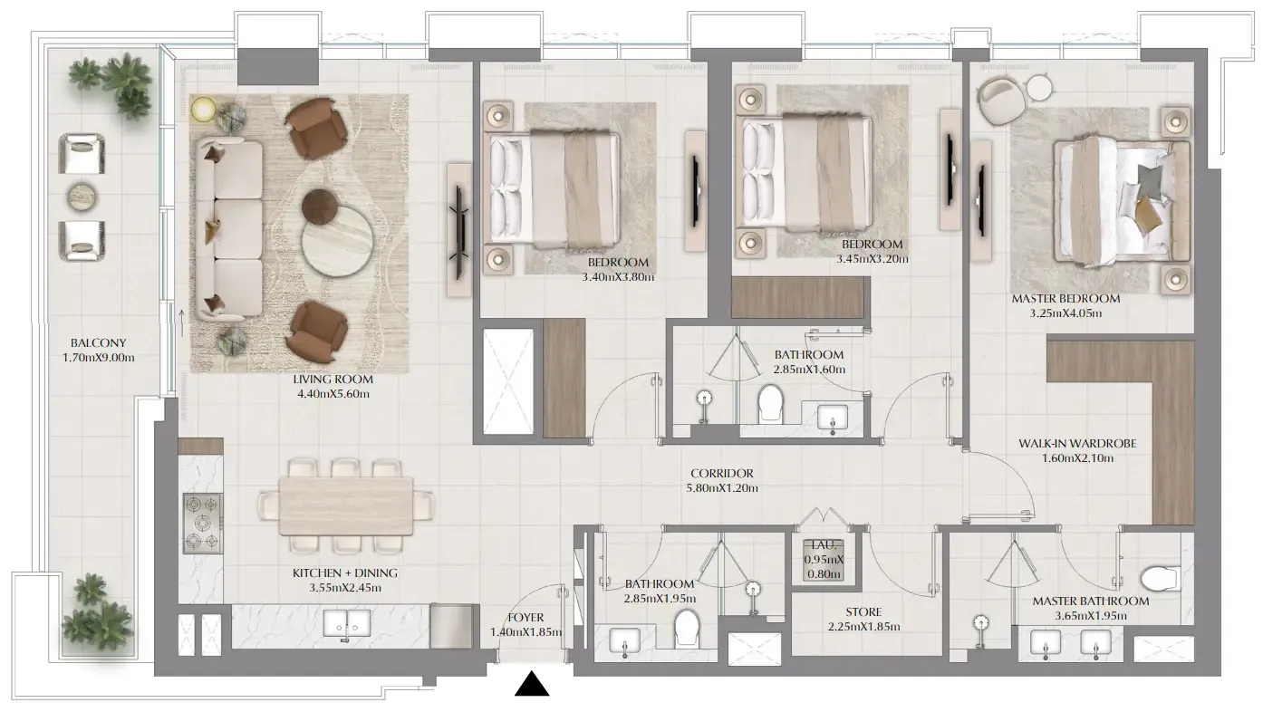 Emaar Terra Gardens floor plan