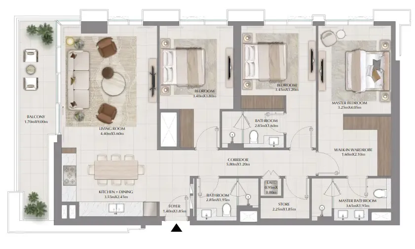 Emaar Terra Gardens floor plan
