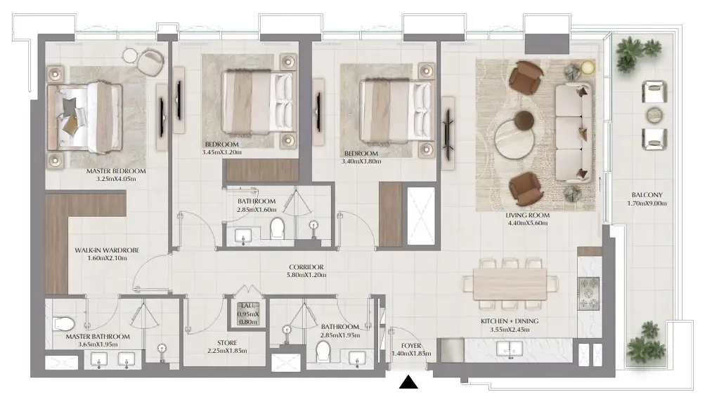 Emaar Terra Gardens floor plan