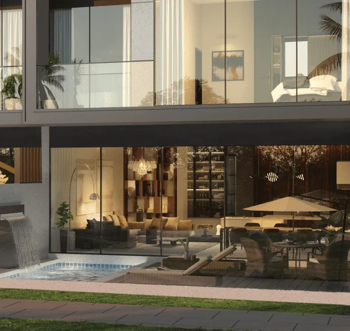 Exterior at Terra Golf Collection Phase 2 in Jumeirah Golf Estates Dubai
