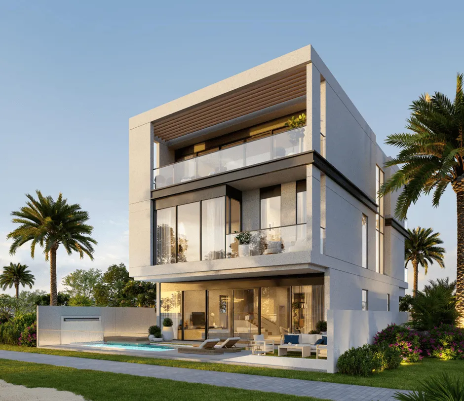 Exterior at Terra Golf Collection Phase 2 in Jumeirah Golf Estates Dubai
