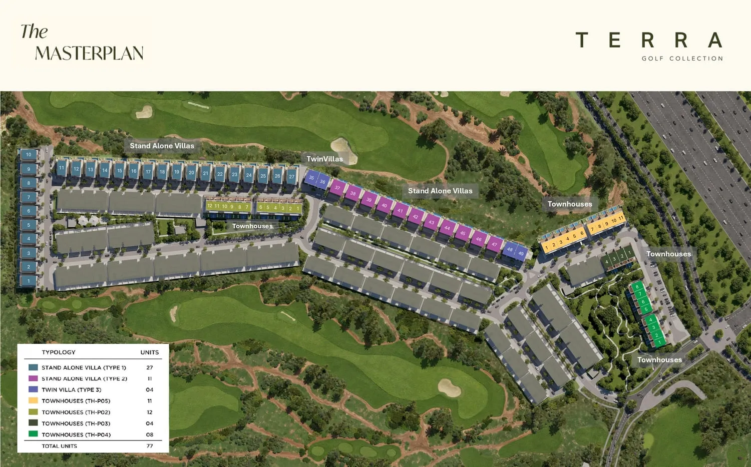 Taraf Holding Terra Golf Collection Phase 2 master plan