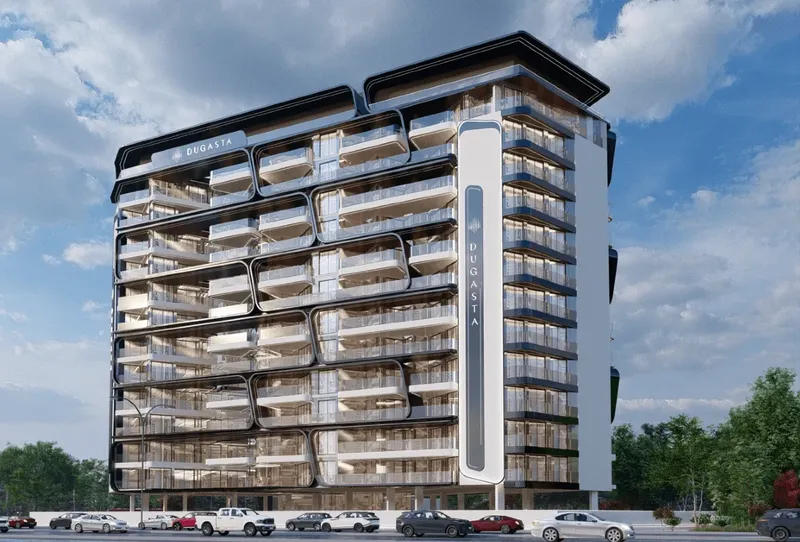 Exterior at Terra Tower in Dubailand Residence Complex Dubai