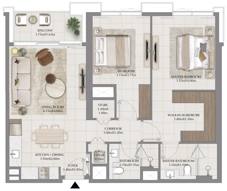 Emaar Terra Woods floor plan