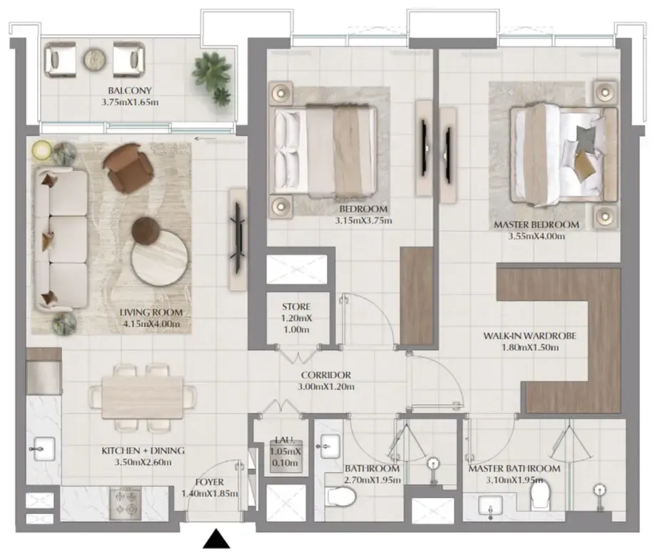 Emaar Terra Woods floor plan