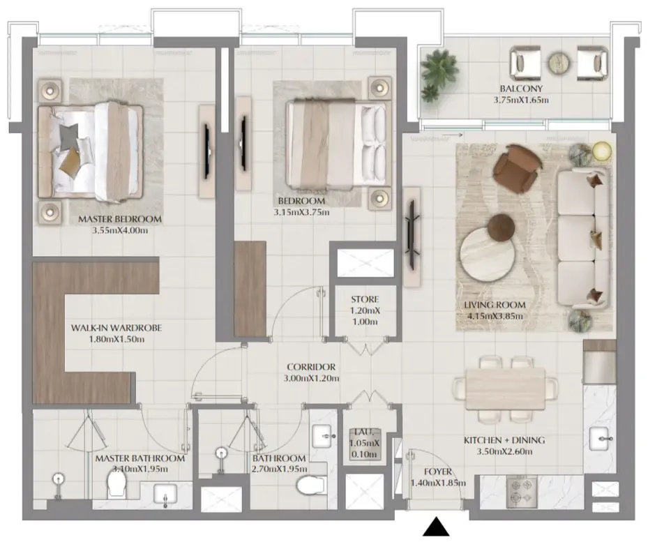Emaar Terra Woods floor plan