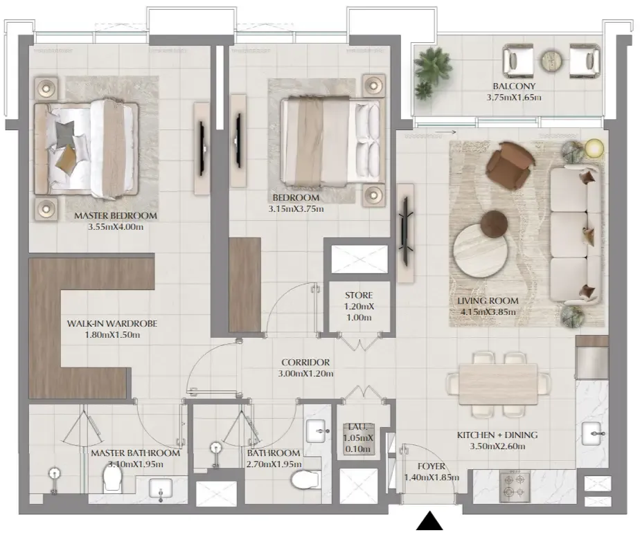 Emaar Terra Woods floor plan