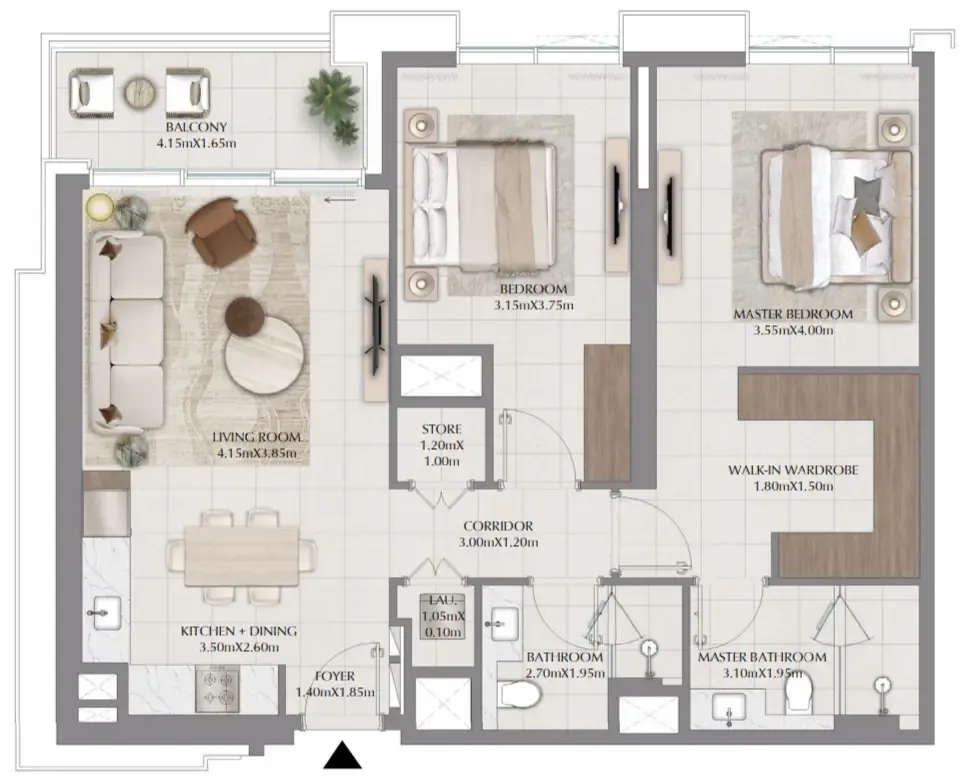 Emaar Terra Woods floor plan