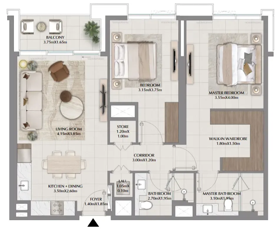 Emaar Terra Woods floor plan