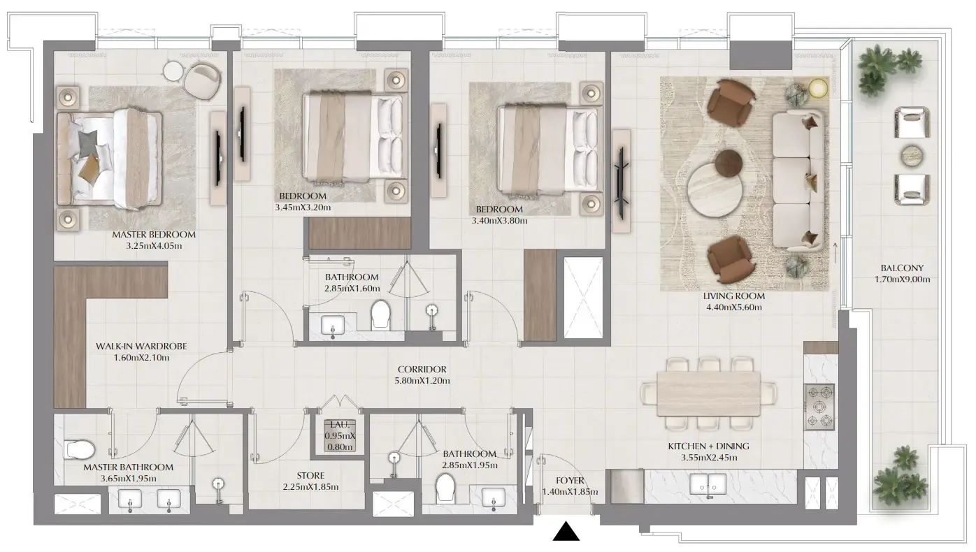 Emaar Terra Woods floor plan