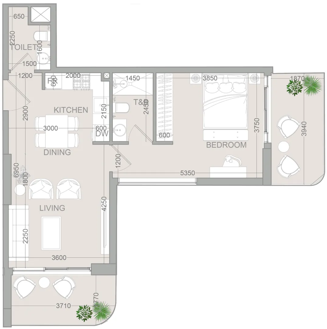 Object 1 TETR1S Tower floor plan