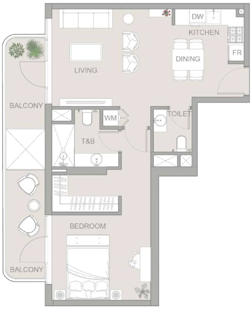 Object 1 TETR1S Tower floor plan
