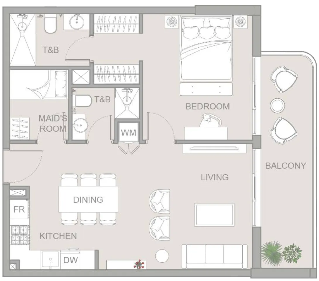 Object 1 TETR1S Tower floor plan