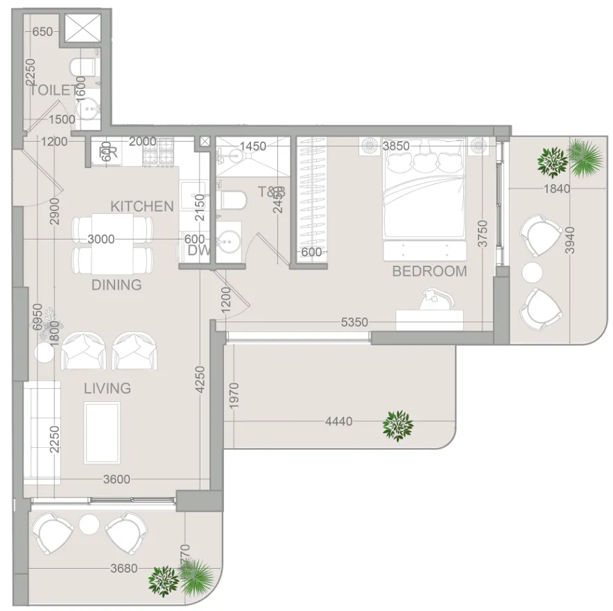Object 1 TETR1S Tower floor plan