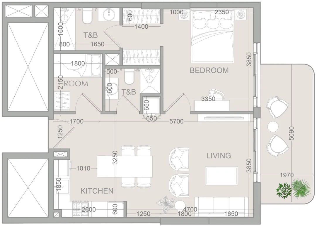 Object 1 TETR1S Tower floor plan