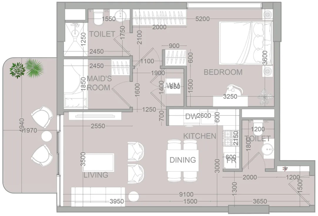 Object 1 TETR1S Tower floor plan