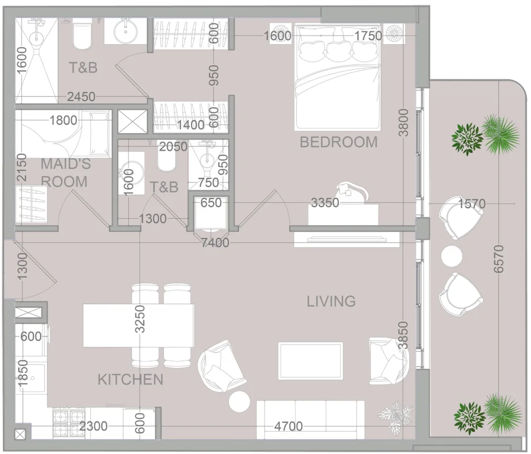 Object 1 TETR1S Tower floor plan