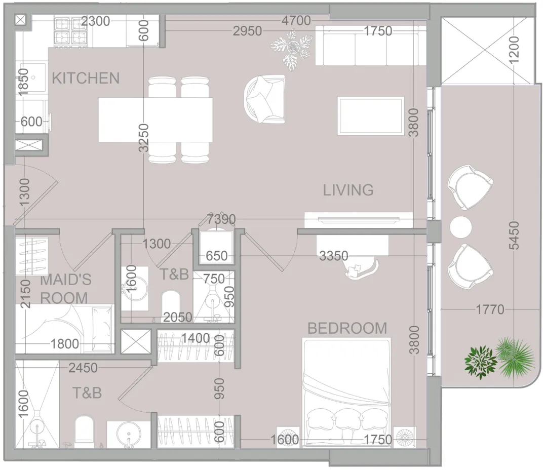 Object 1 TETR1S Tower floor plan
