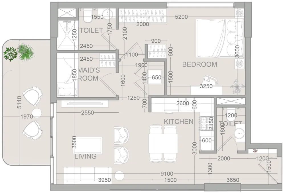 Object 1 TETR1S Tower floor plan