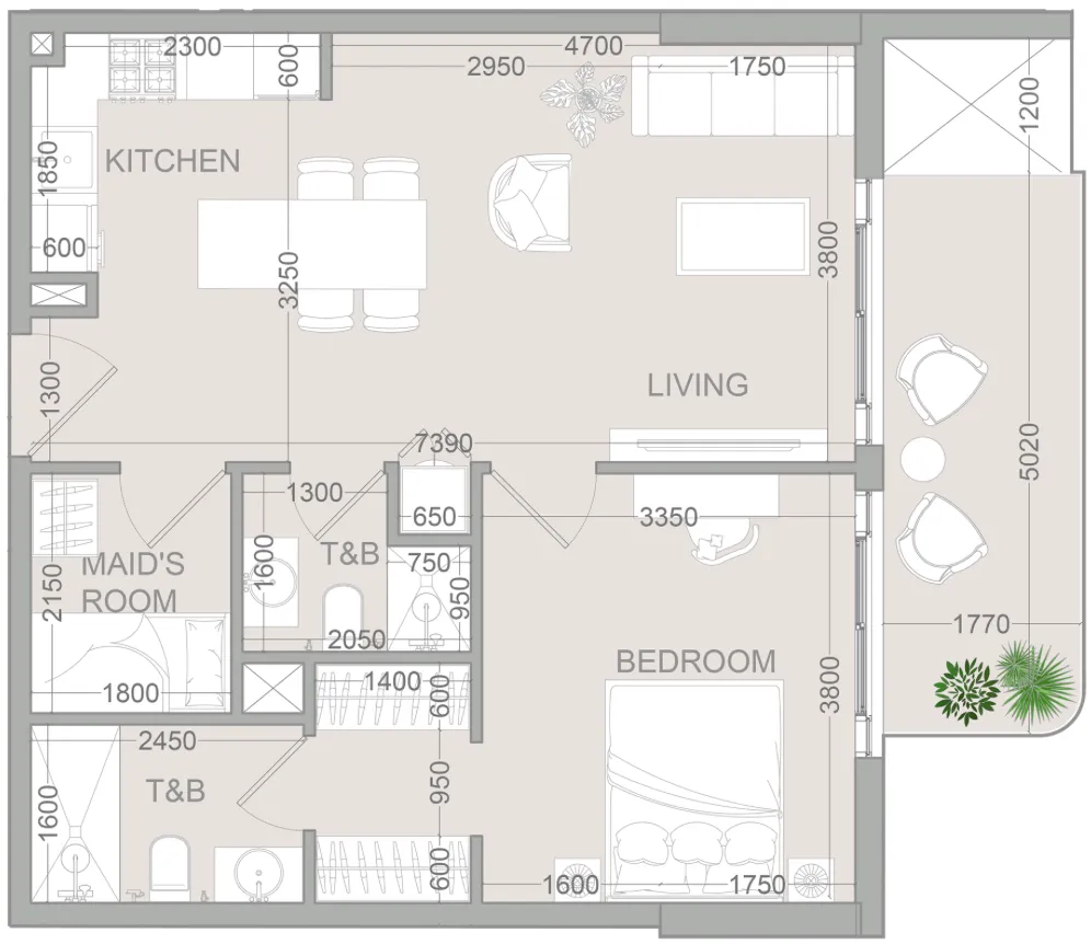 Object 1 TETR1S Tower floor plan