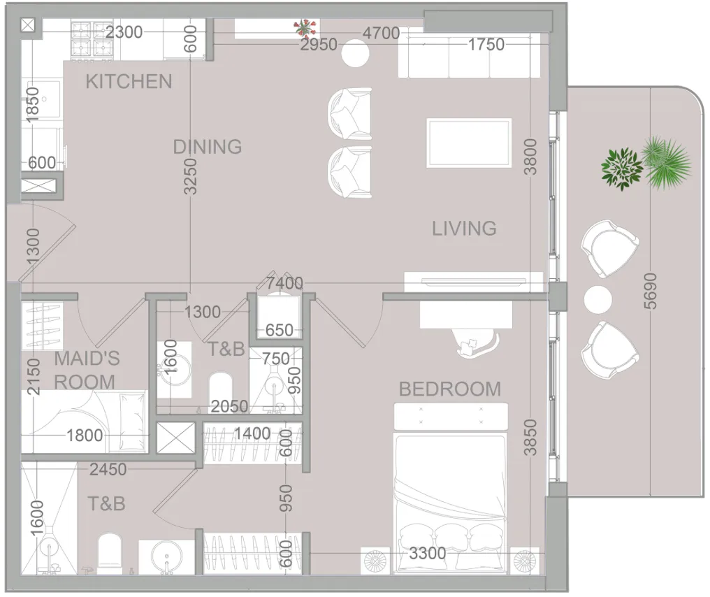 Object 1 TETR1S Tower floor plan