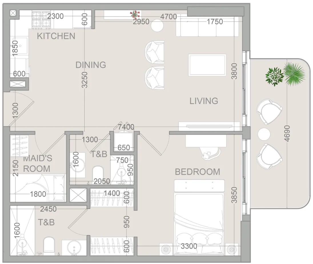 Object 1 TETR1S Tower floor plan
