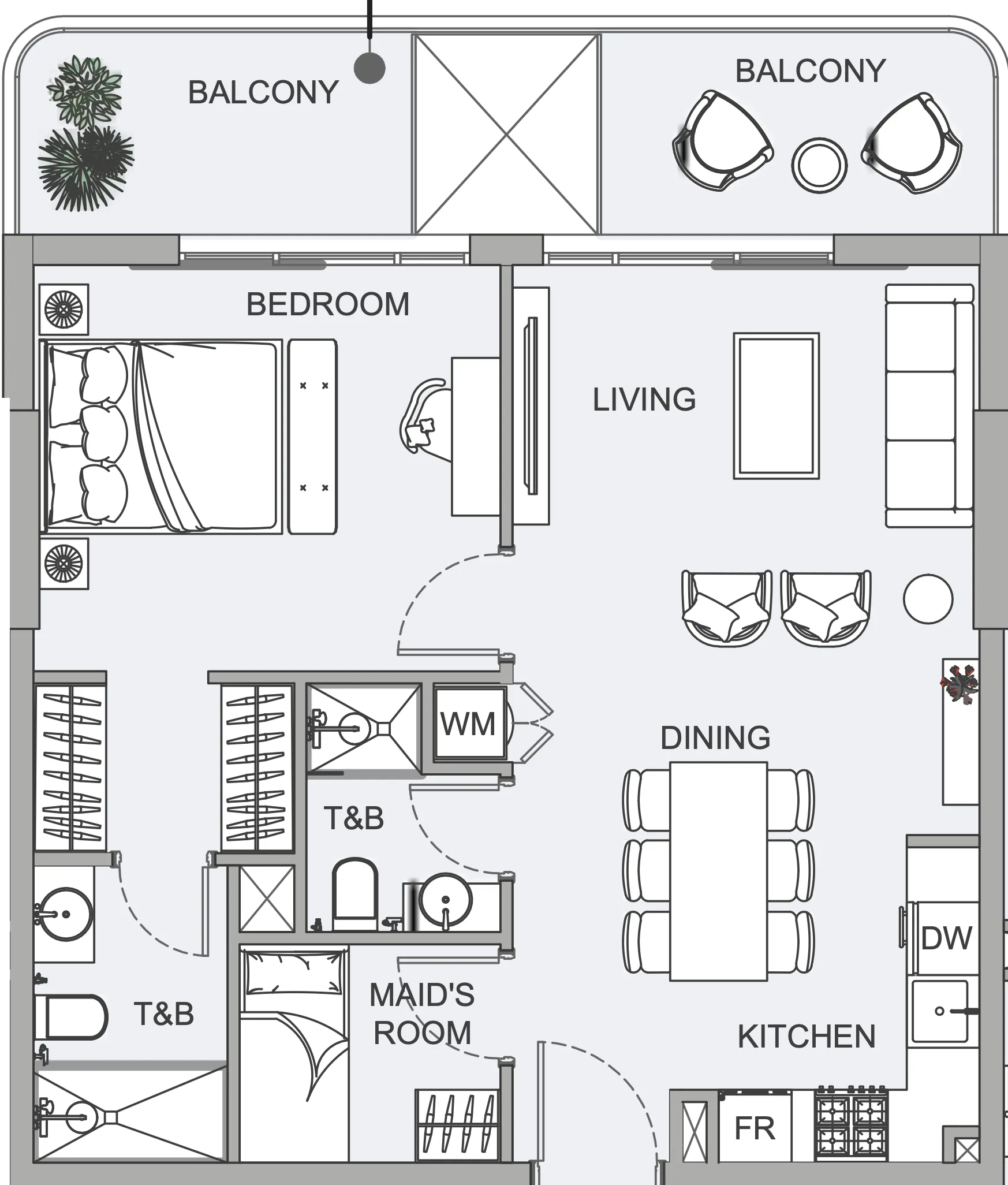 Object 1 TETR1S Tower floor plan
