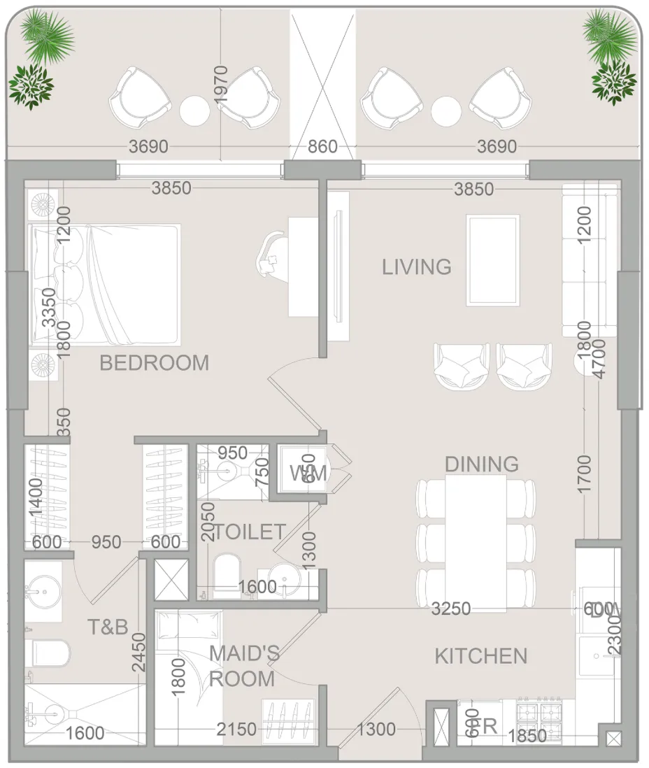 Object 1 TETR1S Tower floor plan