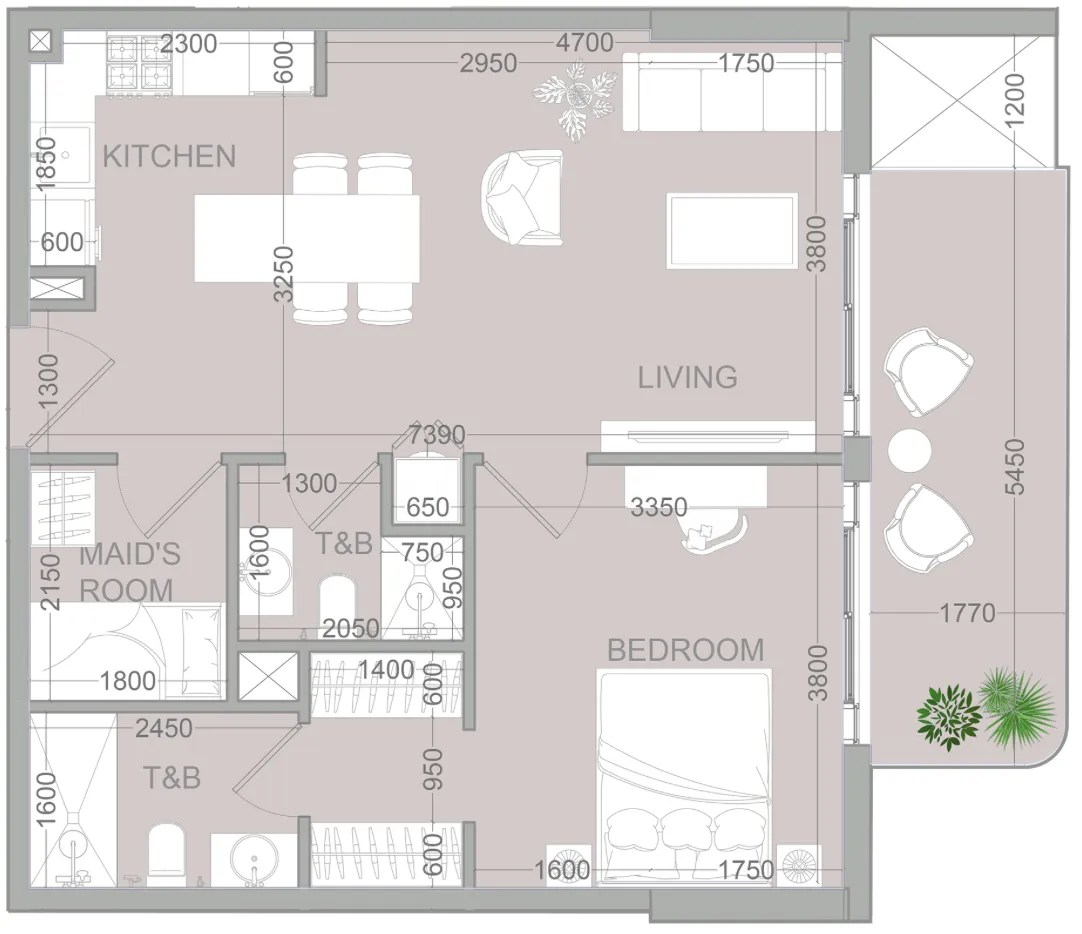 Object 1 TETR1S Tower floor plan