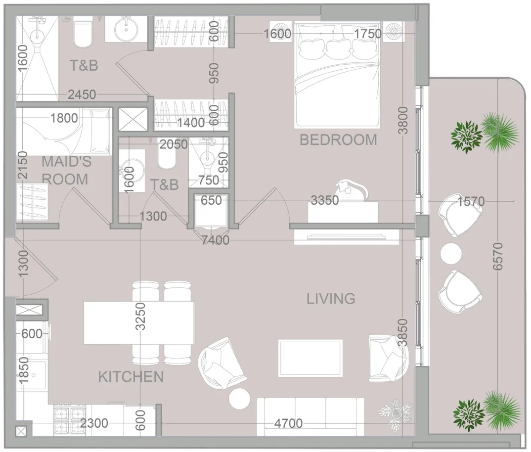 Object 1 TETR1S Tower floor plan