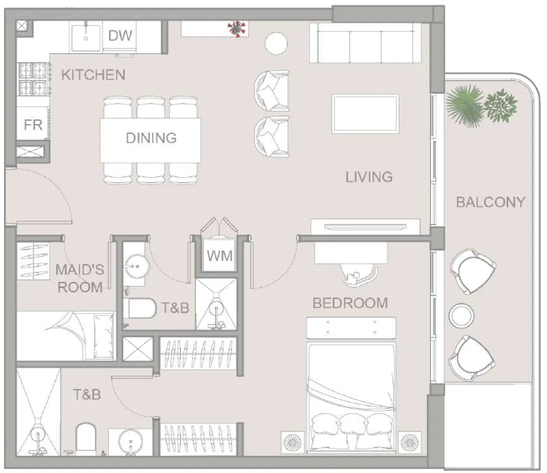 Object 1 TETR1S Tower floor plan