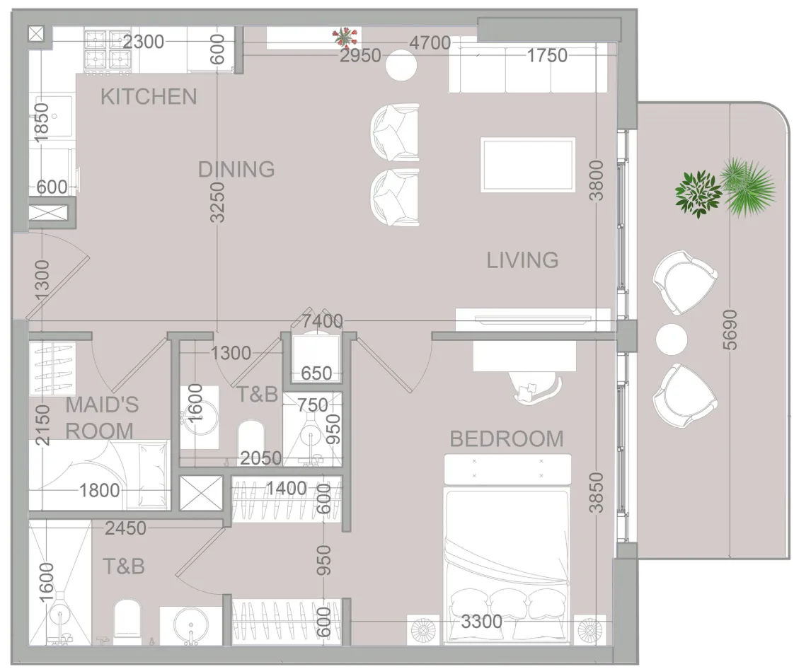 Object 1 TETR1S Tower floor plan