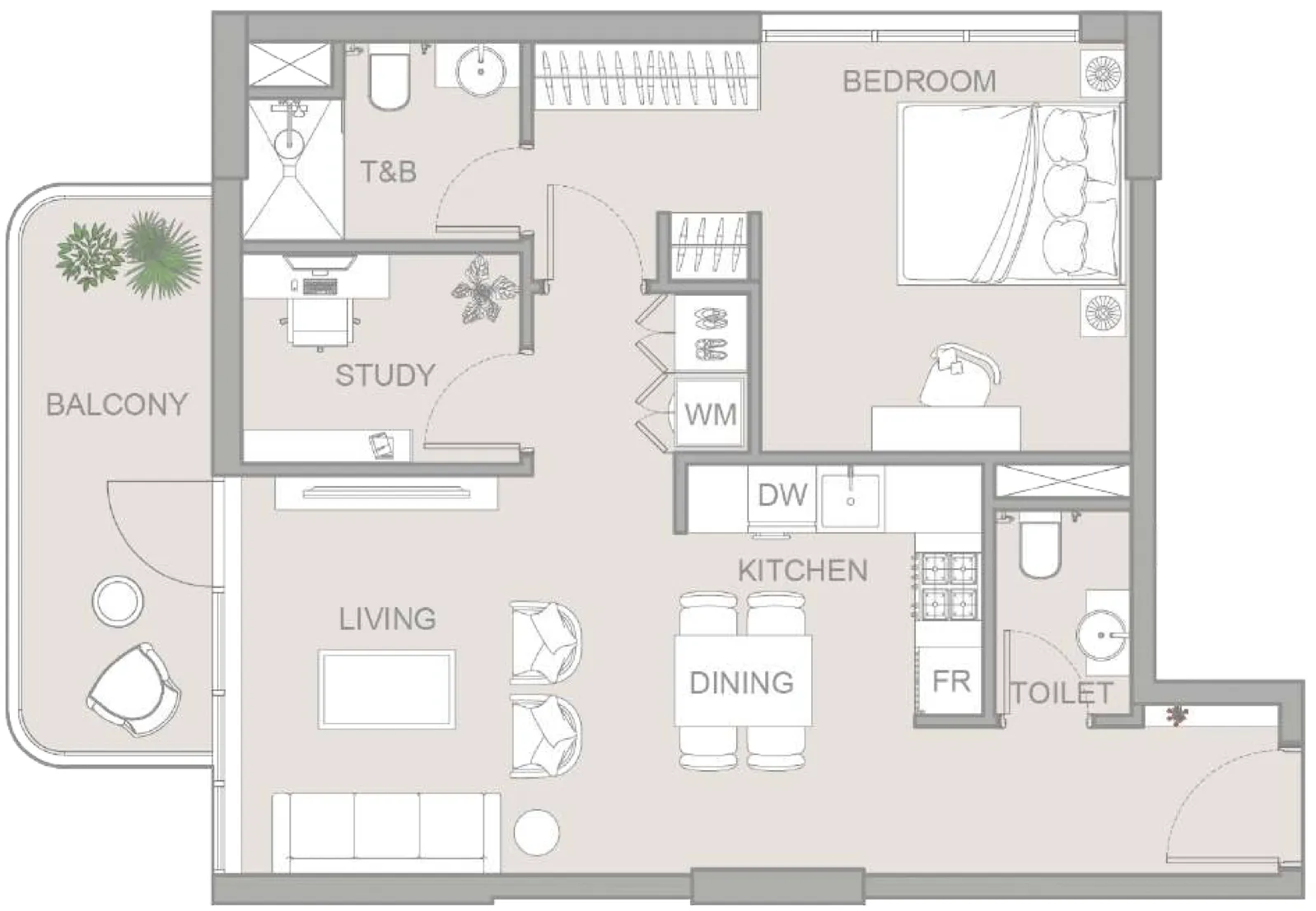 Object 1 TETR1S Tower floor plan
