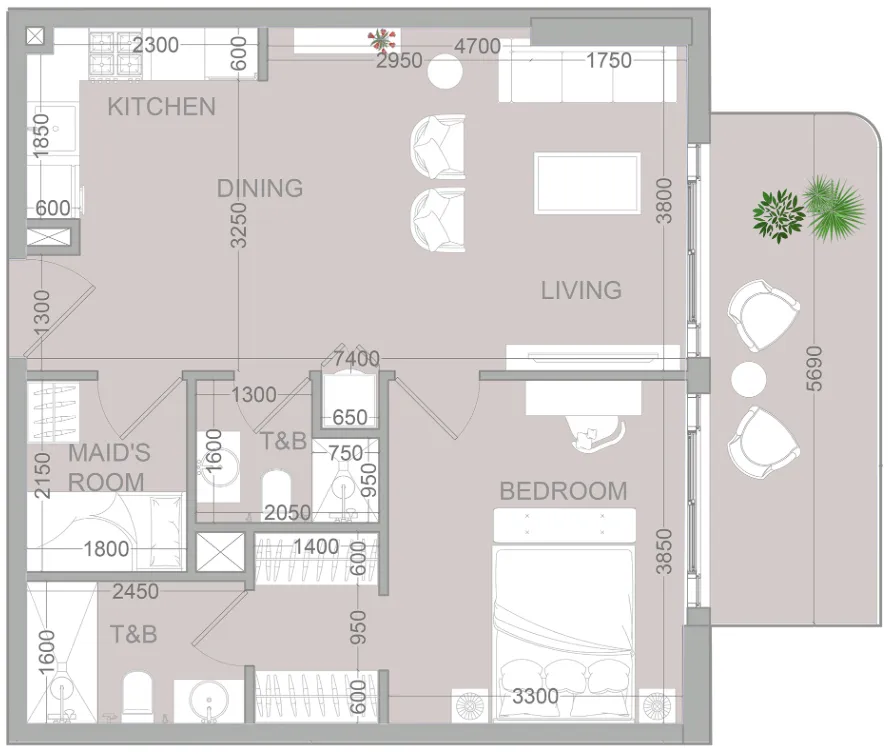 Object 1 TETR1S Tower floor plan