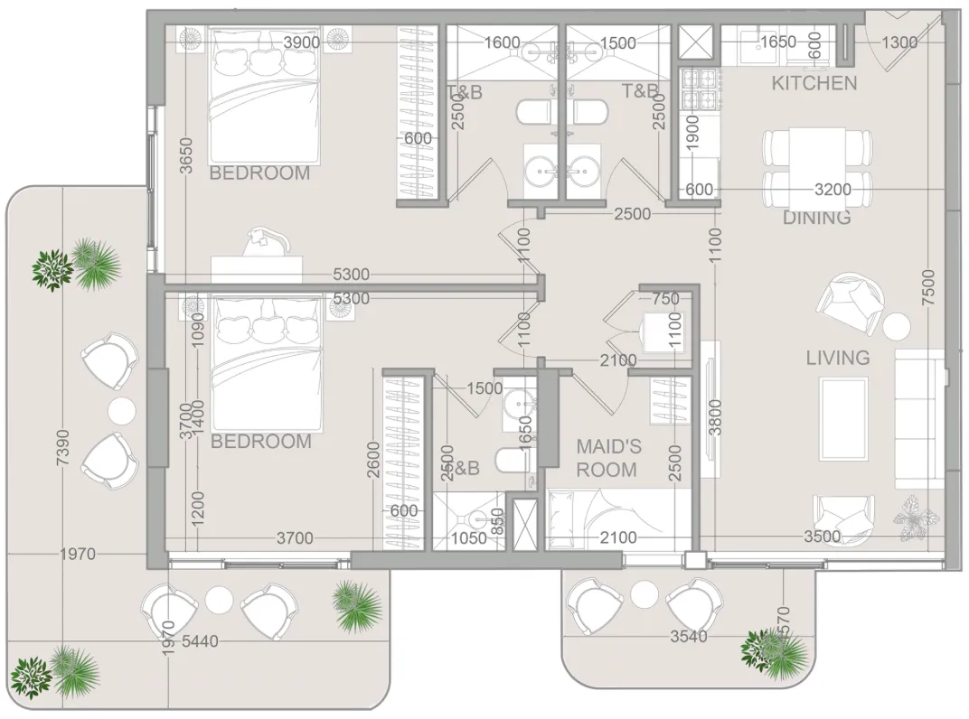 Object 1 TETR1S Tower floor plan