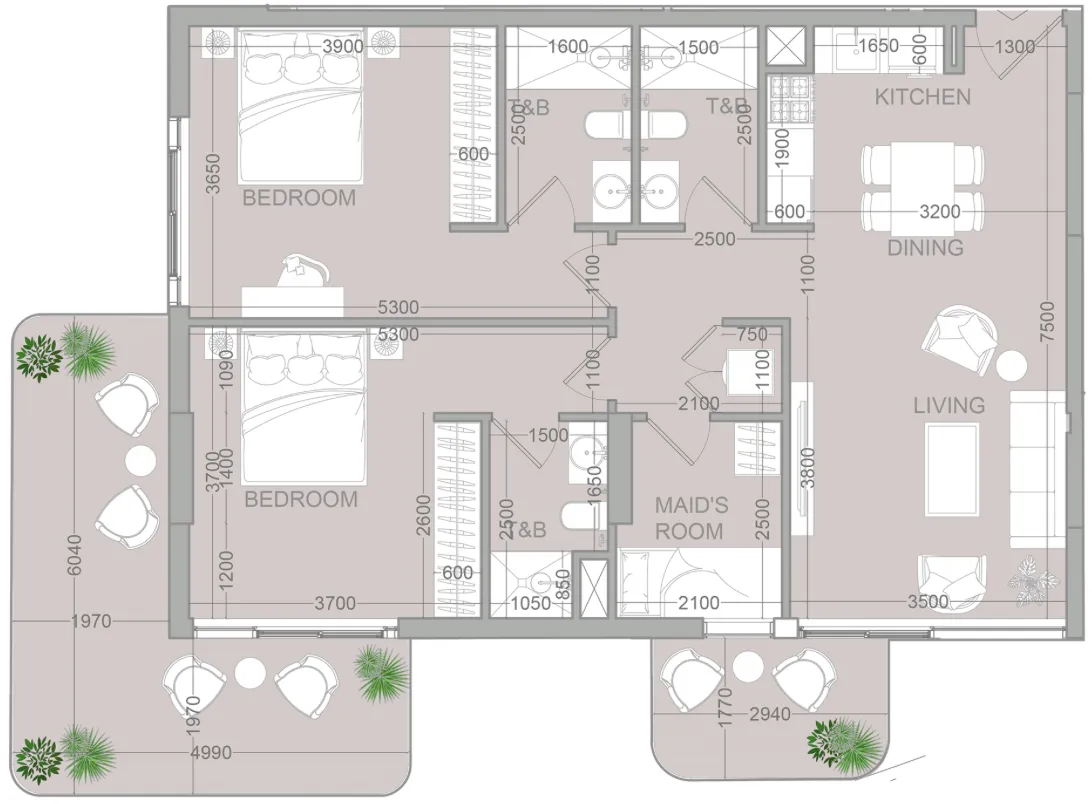 Object 1 TETR1S Tower floor plan