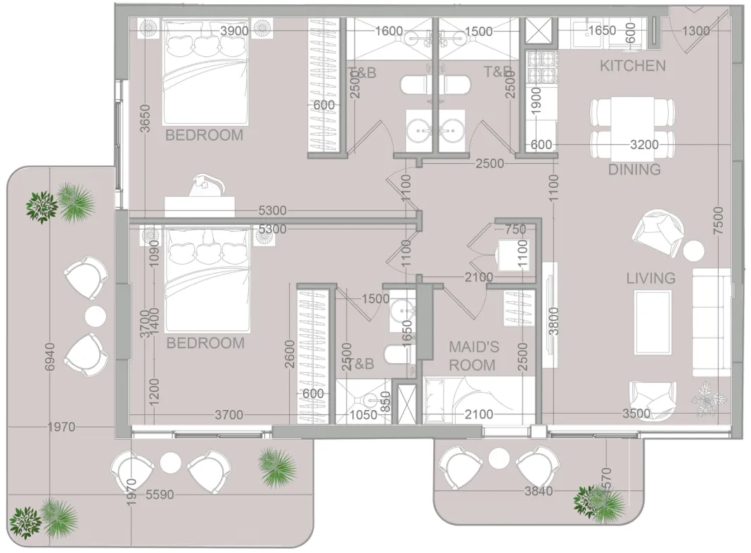 Object 1 TETR1S Tower floor plan