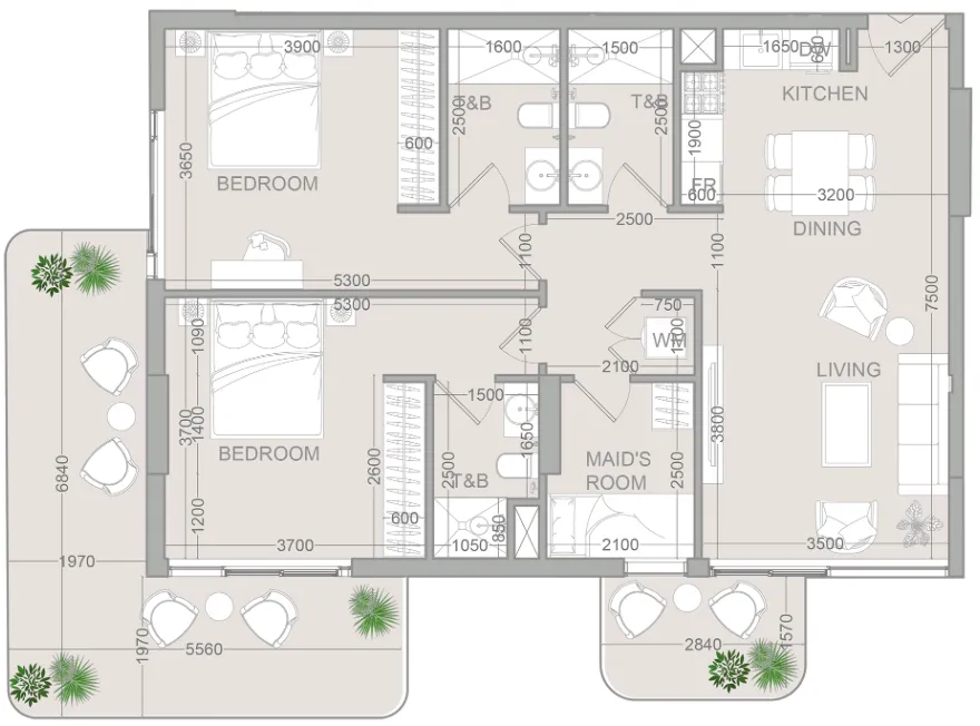 Object 1 TETR1S Tower floor plan