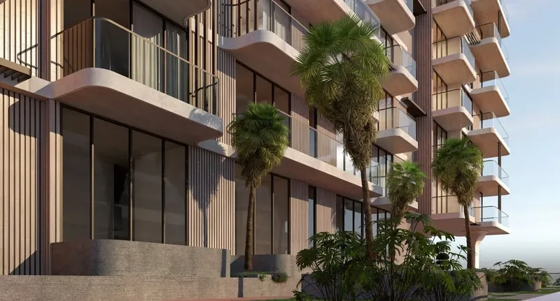 Exterior at TETR1S Tower in JVC (Jumeirah Village Circle) Dubai