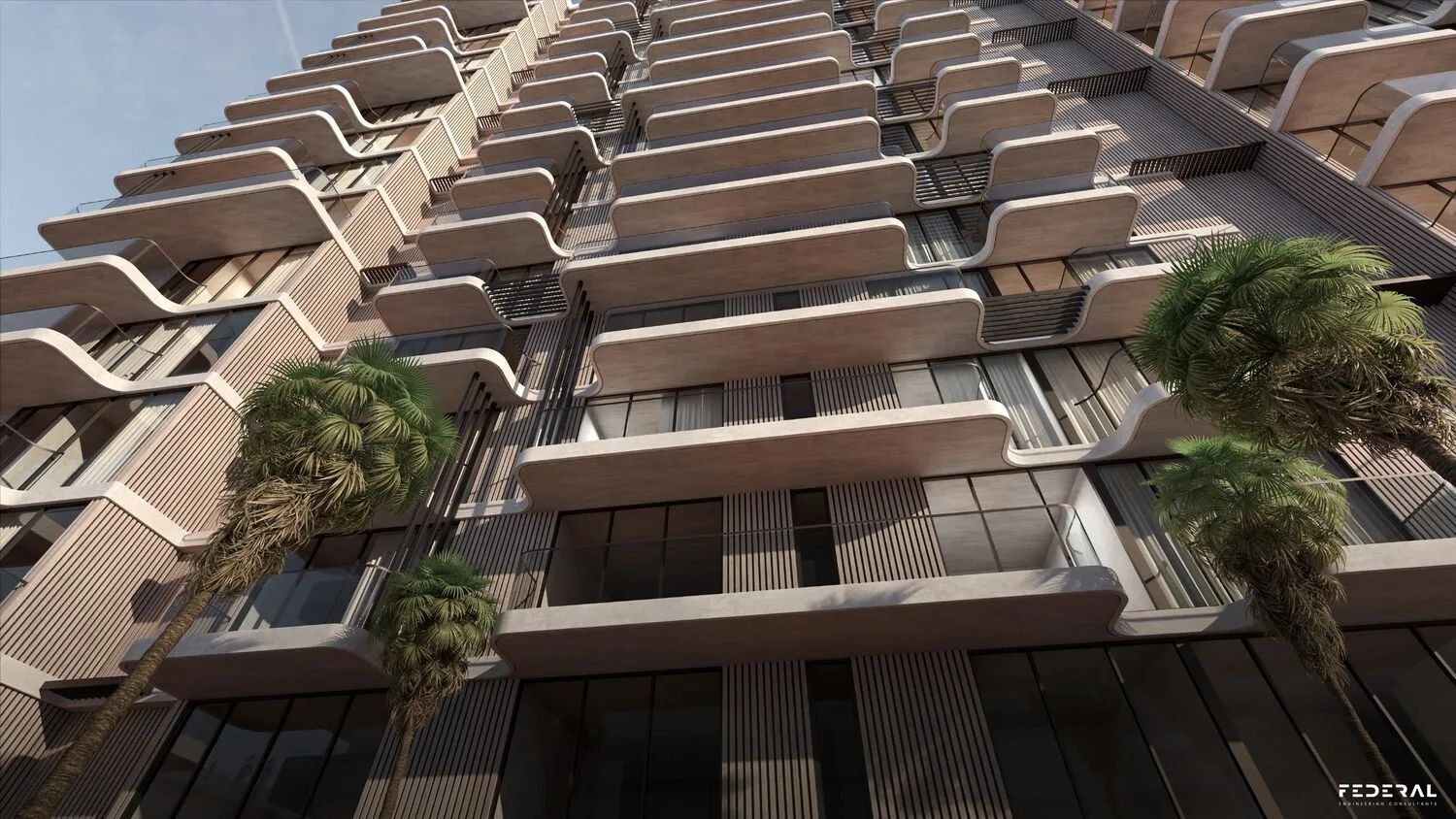 Exterior at TETR1S Tower in JVC (Jumeirah Village Circle) Dubai