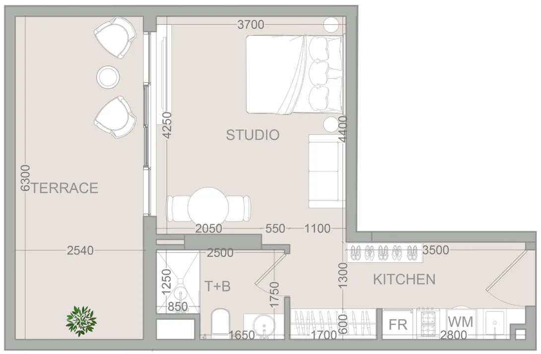 Object 1 TETR1S Tower floor plan
