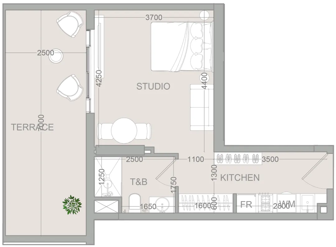Object 1 TETR1S Tower floor plan