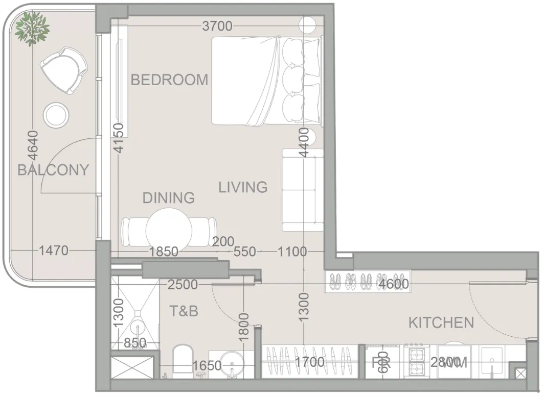 Object 1 TETR1S Tower floor plan