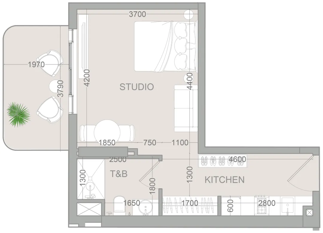 Object 1 TETR1S Tower floor plan