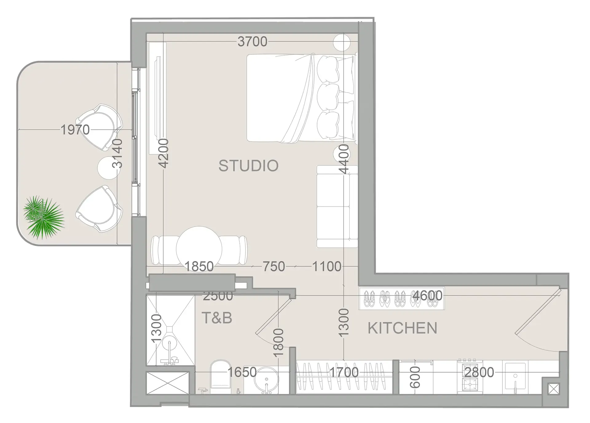 Object 1 TETR1S Tower floor plan