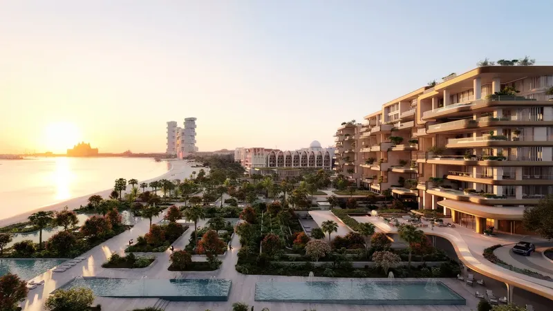 Exterior at The Alba Residences by Omniyat in Dubai