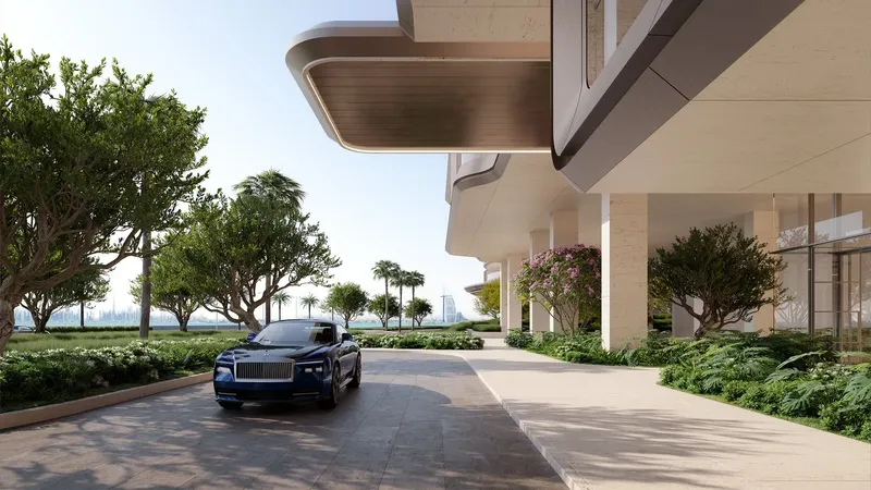 Exterior at The Alba Residences by Omniyat in Dubai